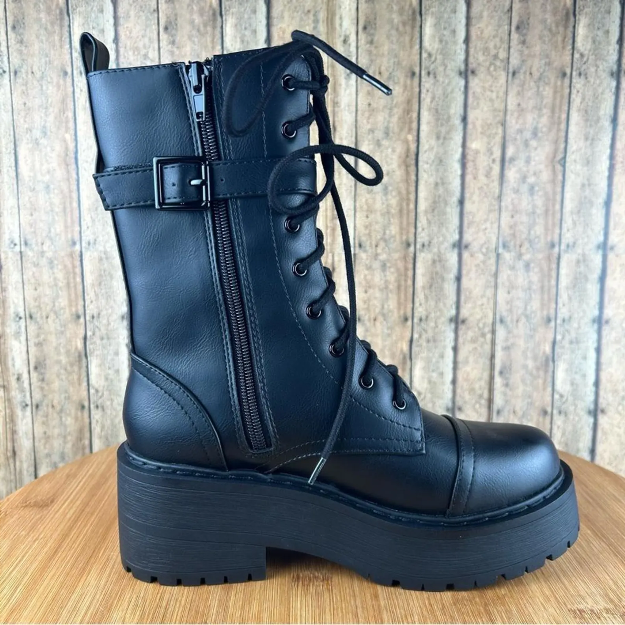 Women’s Black Mid-Calf Boots
