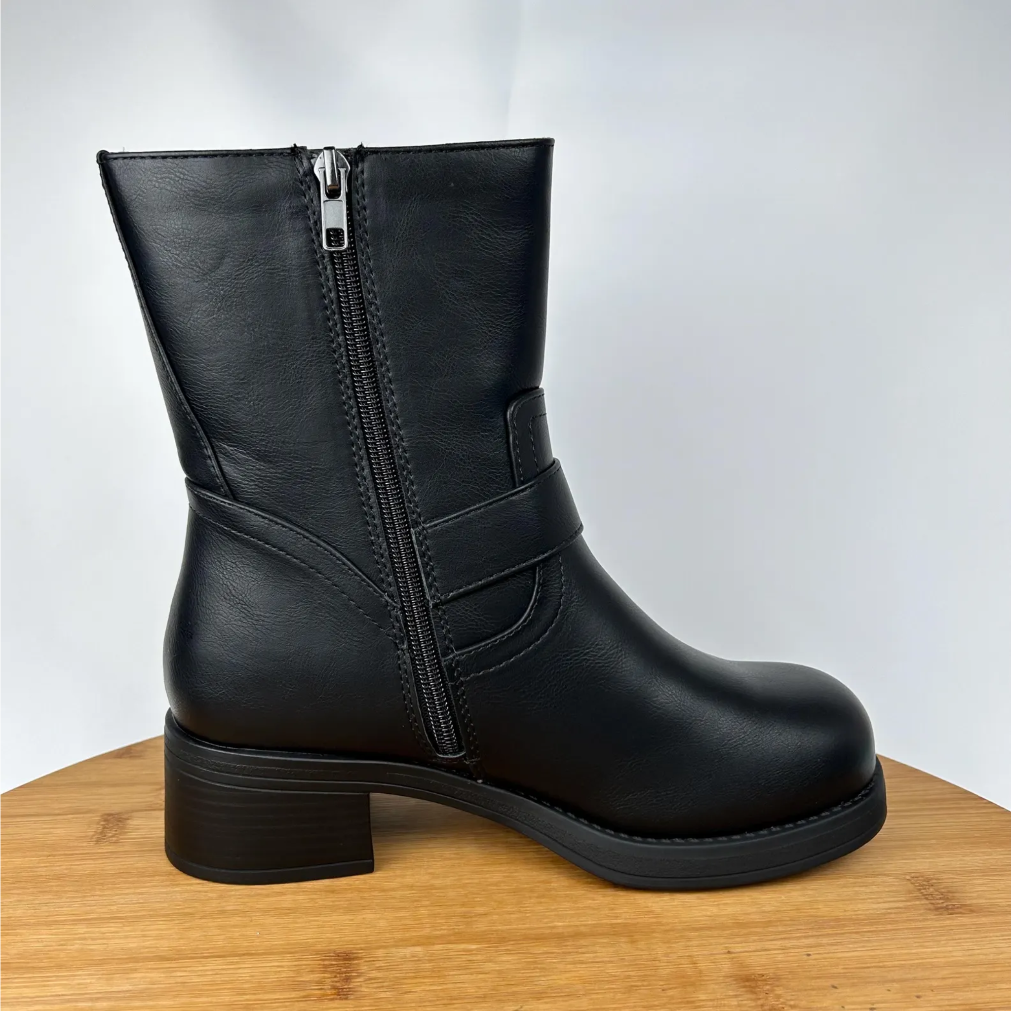 Women’s Black Platform Ankle Boots