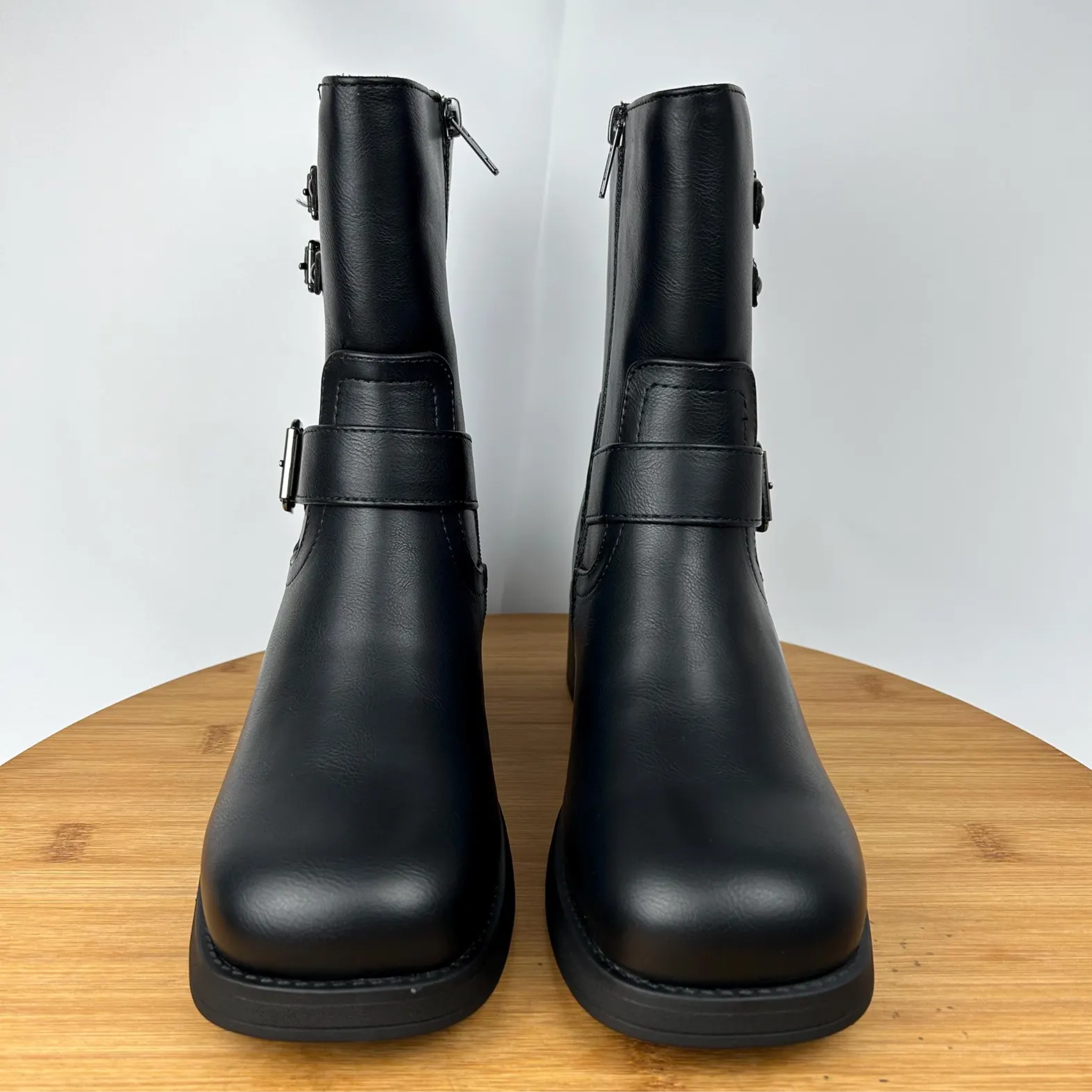 Women’s Black Platform Ankle Boots